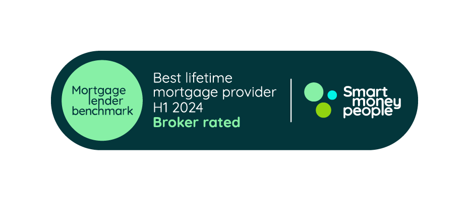 Mortgage lender benchmark, Best lifetime mortgage provider H1 2024 Broker rated. Smart money people.